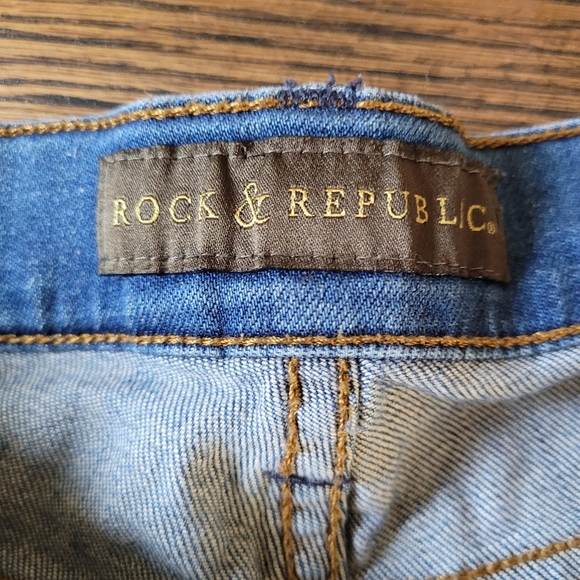 Rock & Republic BANSHEE Skinny Medium Wash Jeans Size Women's 10 Medium - Picture 11 of 12